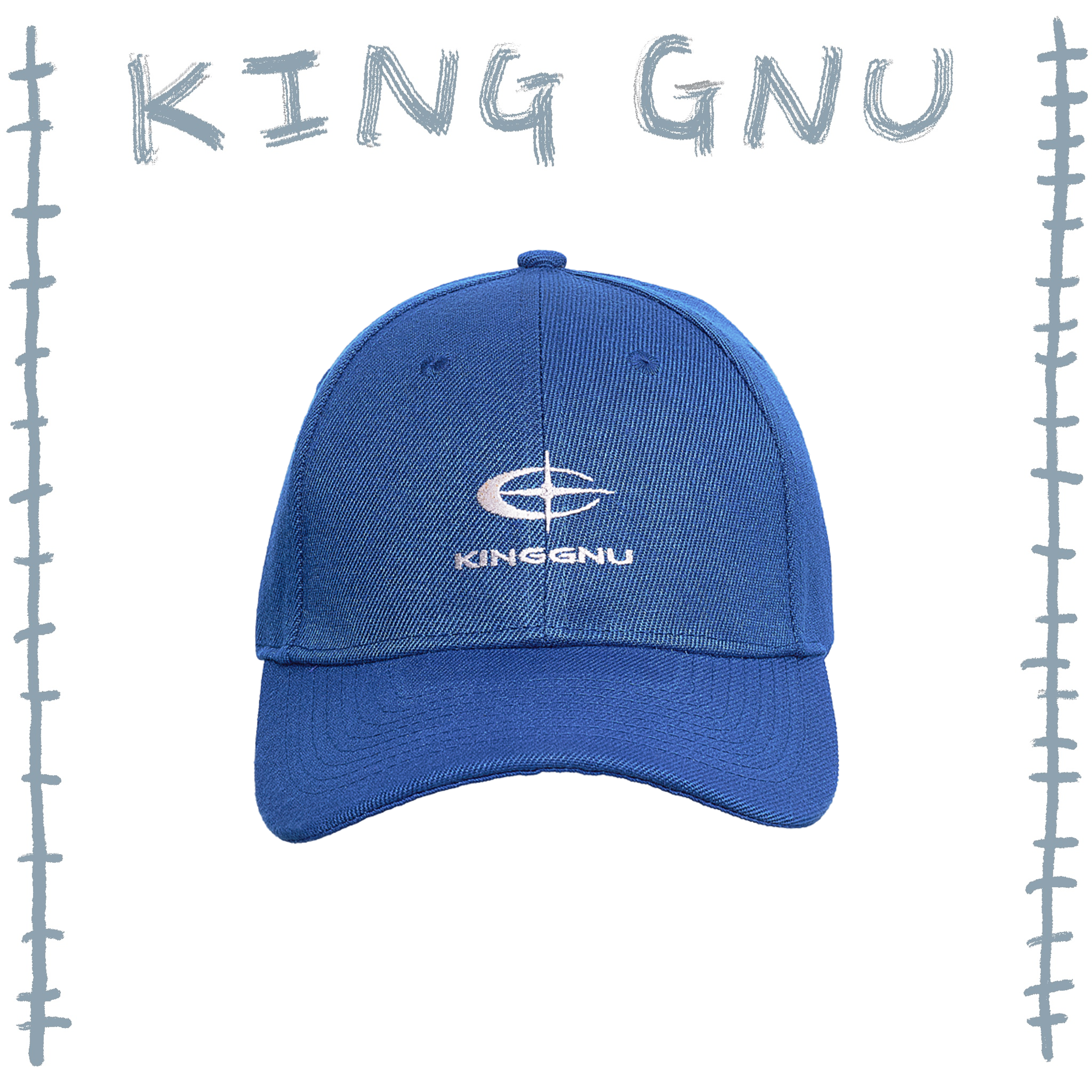 King Gnu キャップ cen+ral ブルー King Gnu CEN+RAL キャップ ブルー
